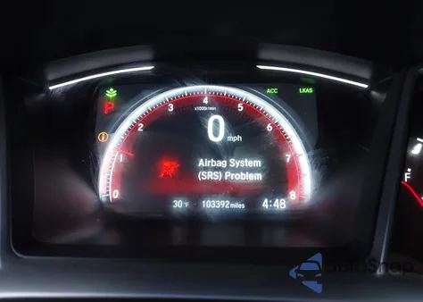 2019 Honda Civic Sport z USA, uszkodzony, nr VIN 2HGFC2F83KH506271